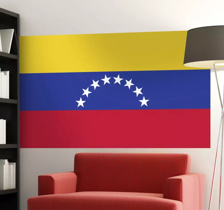 Wandtattoo Flagge Venezuela - TenStickers