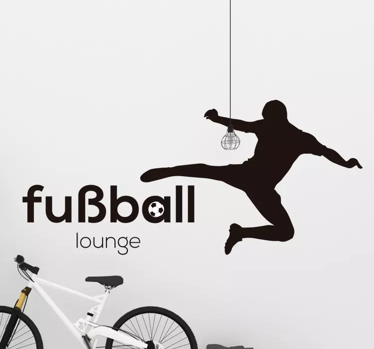 Wandtattoo Fußball Lounge - TenStickers
