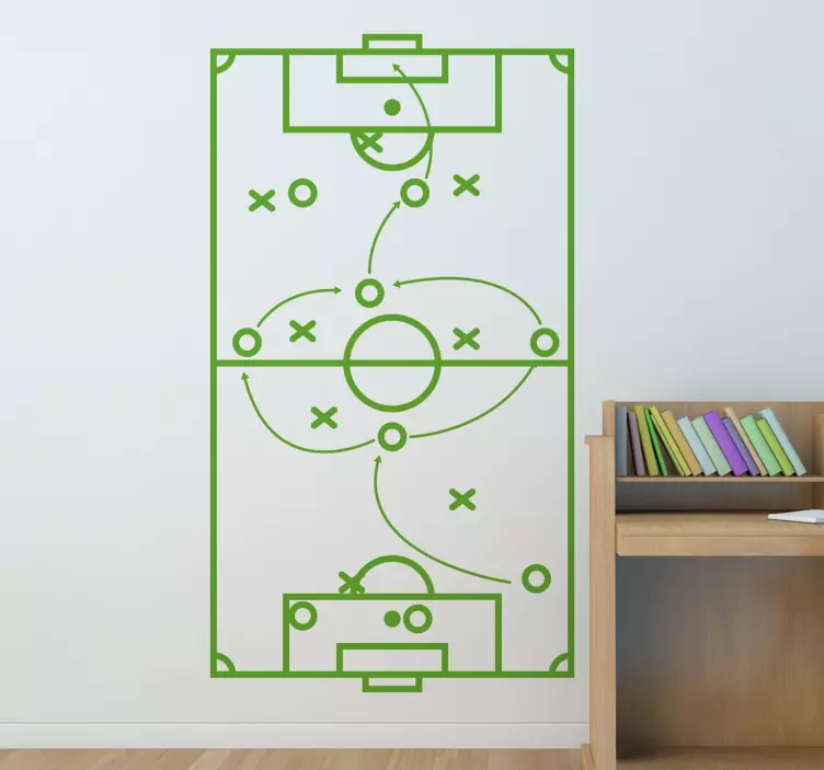 Wandtattoo Fußball Strategie - TenStickers