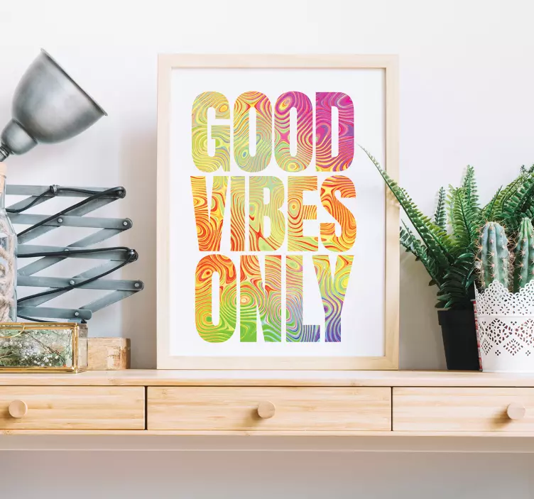 Wandtattoo Good Vibes Only - TenStickers
