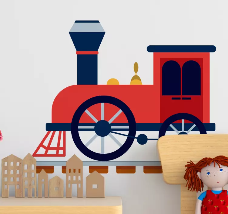 Wandtattoo Herbst alte Schienen - TenStickers