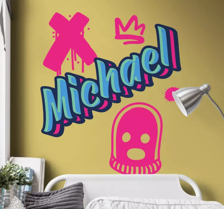 Wandtattoo jugendzimmer individuelle graffiti kunst - TenStickers