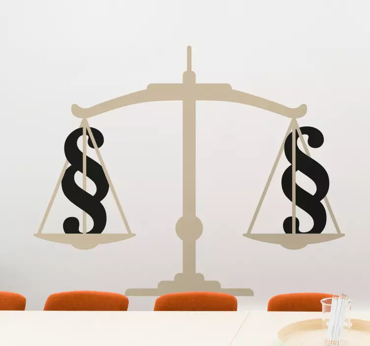 Wandtattoo Jura Paragraph - TenStickers