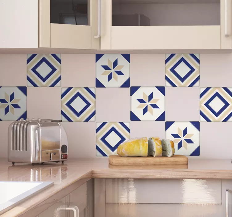 Fliesen Aufkleber Kacheln Kreuz - TenStickers