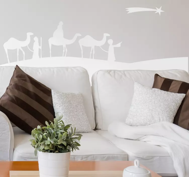 Wandtattoo Kamelreiter - TenStickers