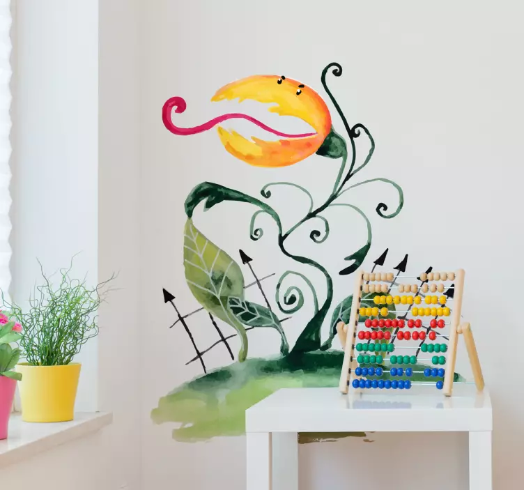 Wandtattoo Pflanze Karnivoren - TenStickers