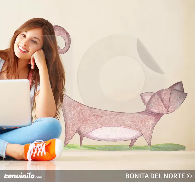 Wandtattoo Katze - TenStickers