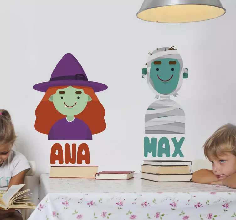 Wandtattoo Kinderzimmer anzeige benutzerdefinierter zeichen - TenStickers