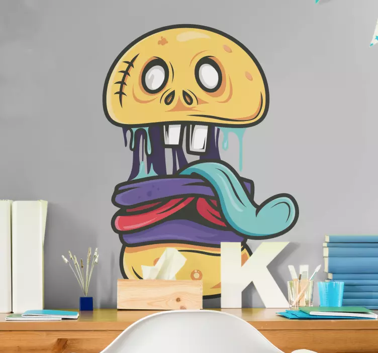 Wandtattoo Kinderzimmer verspieltes cartoon-monster - TenStickers