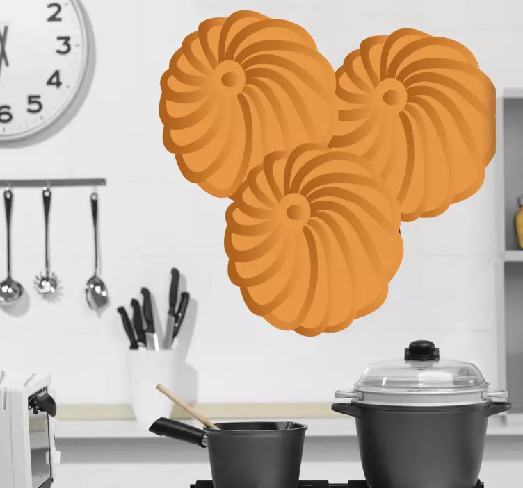 Wandtattoo Küche Kekse - TenStickers