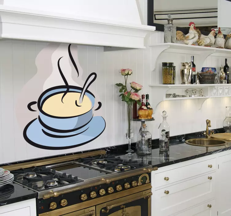Wandtattoo Küche Suppe - TenStickers