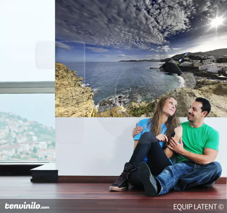 Wandtattoo Maritim mit schöner Küste - TenStickers