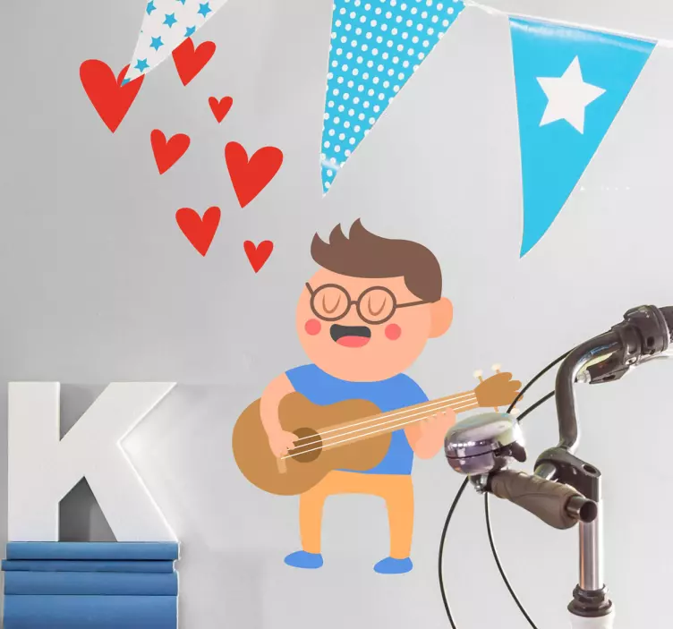 Wandtattoo love musicJunge - TenStickers