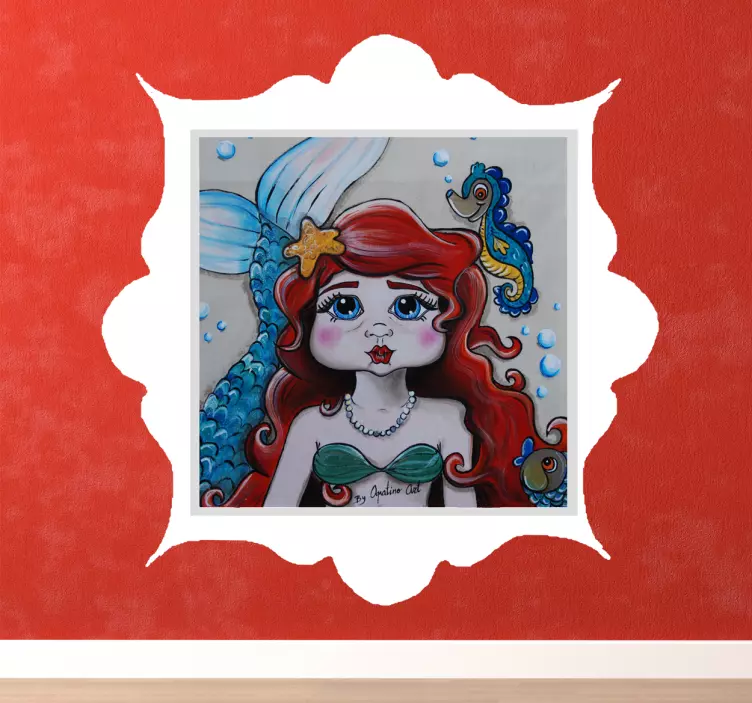 Wandtattoo Märchen Arielle die Meerjungfrau - TenStickers