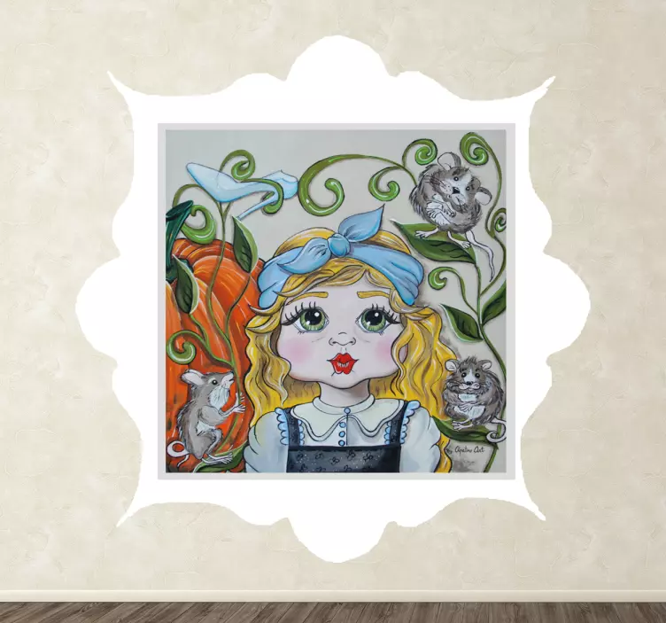 Wandtattoo Märchen Aschenputtel - TenStickers