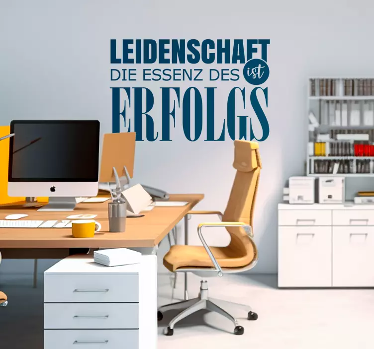 Wandtattoo Motivation Kraftstoff für Erfolg - TenStickers