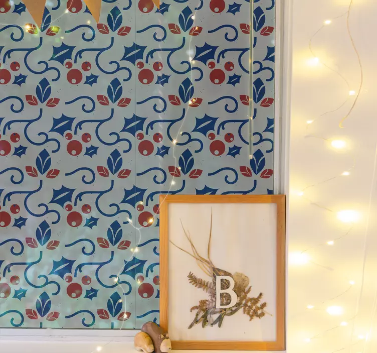 Wandtattoo Natur blumenblauer hintergrund - TenStickers