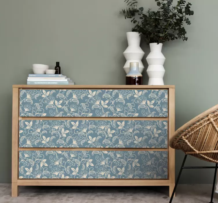 Wandtattoo Natur blumenmotivmuster - TenStickers