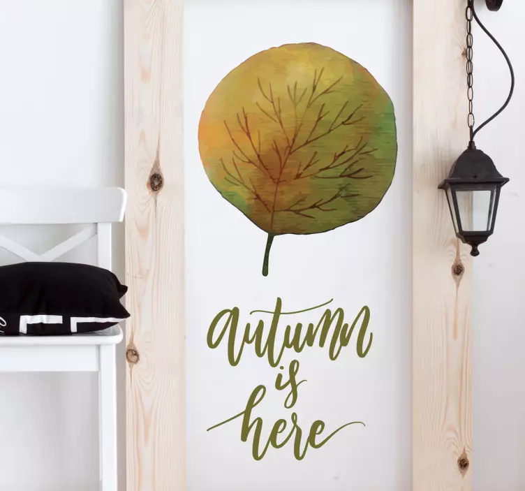 Wandtattoo Natur der herbst ist da - TenStickers