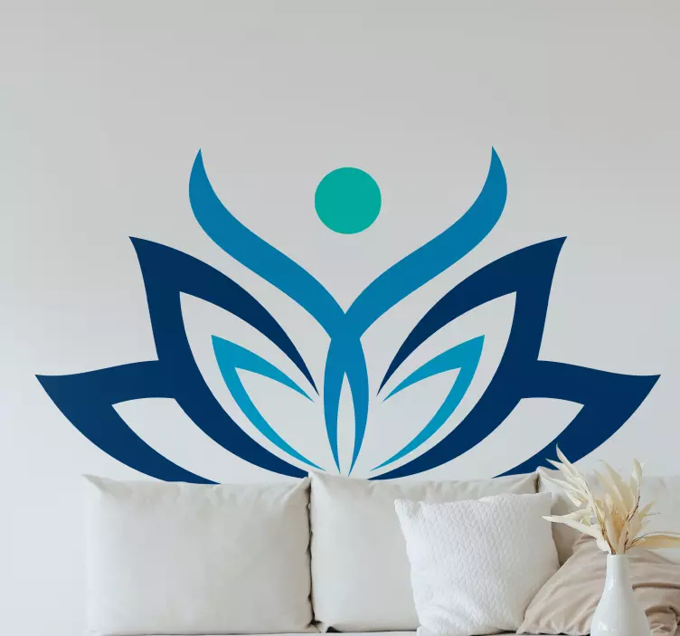 Wandtattoo natur lotusgeist symbol - TenStickers