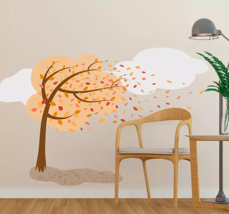 Wandtattoo Natur wunderlicher herbstbaum - TenStickers
