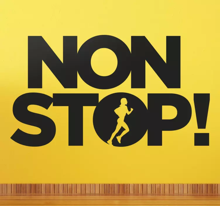 Wandtattoo Non Stop - TenStickers