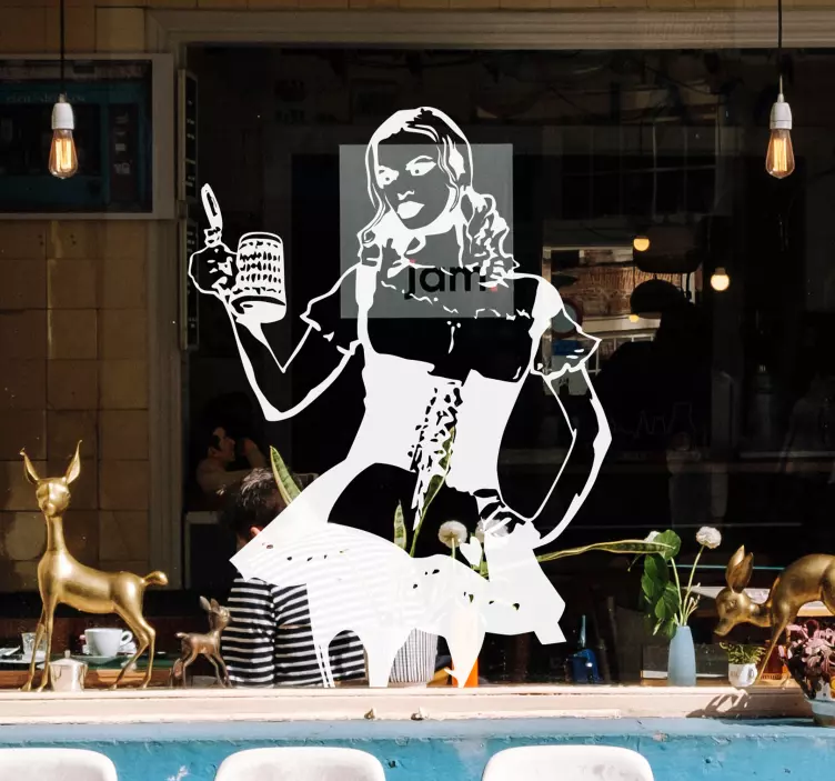 Wandtattoo Oktoberfest Mädchen - TenStickers