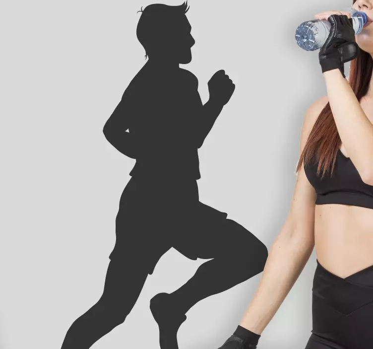 Wandtattoo olympischer Athlet - TenStickers