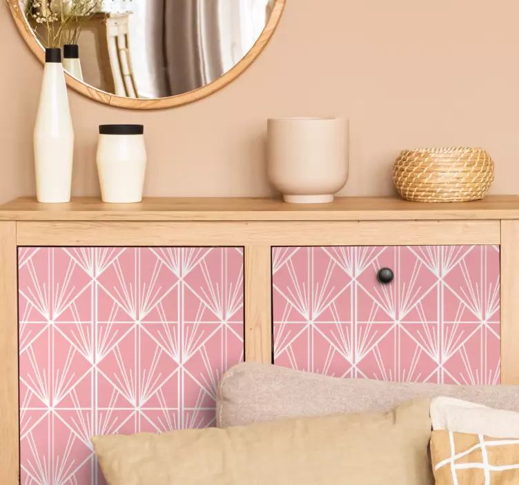 Wandtattoo Ornament geometrisches anordnungskonzept - TenStickers