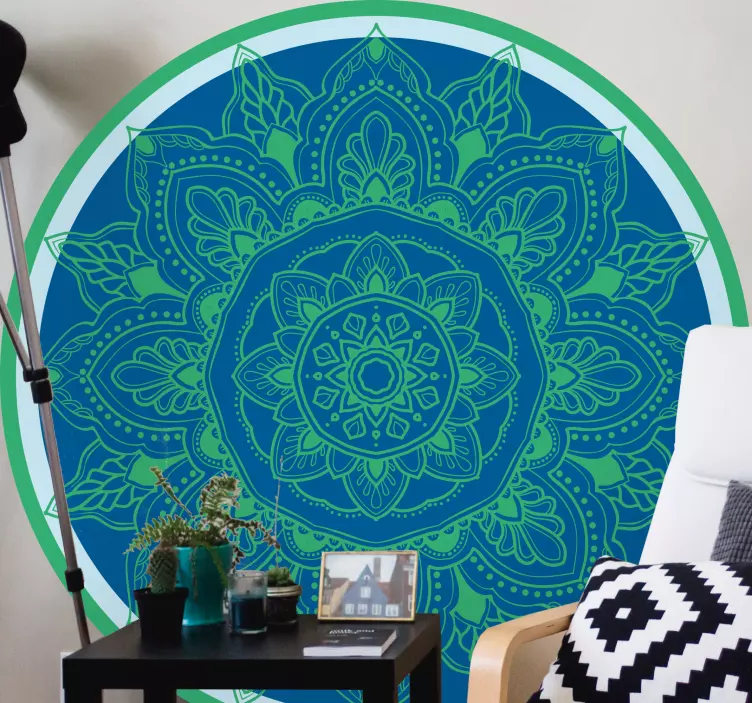 Wandtattoo Ornament mandala-musterdesign - TenStickers