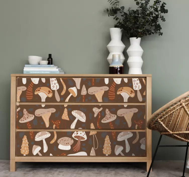 Möbelfolie pilzzusammensetzung - TenStickers