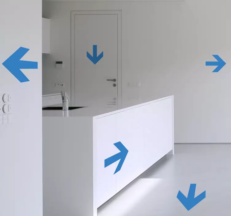 Wandtattoo Pfeile verschiedene Richtugen - TenStickers