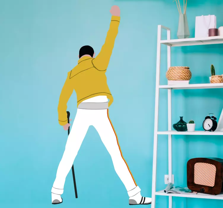 Rock Aufkleber Freddie im wembley-stadion - TenStickers