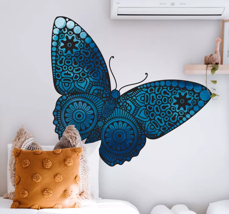 Wandtattoo schmetterling aufwendiges motiv - TenStickers