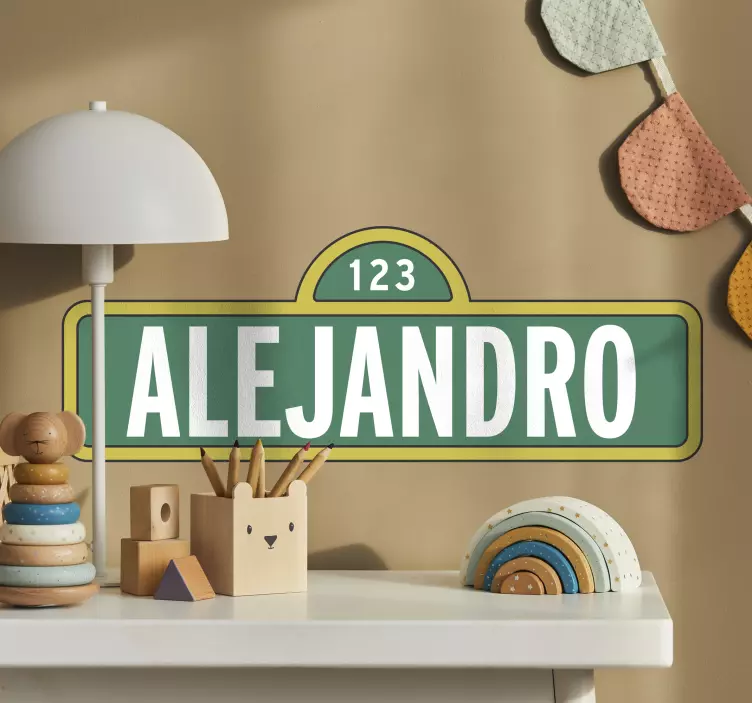 Wandtattoo Sesamstraße - TenStickers