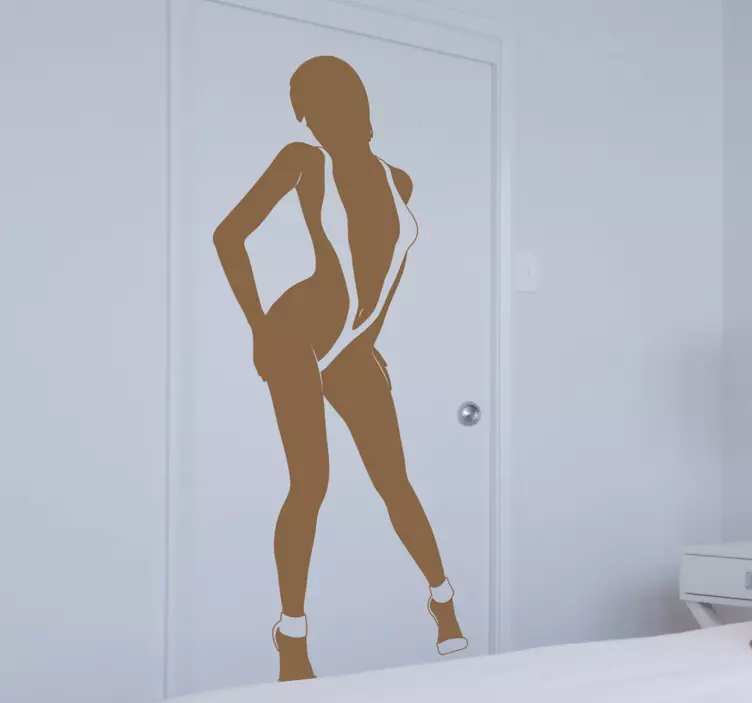 Wandtattoo Sexy Frau im Monokini - TenStickers