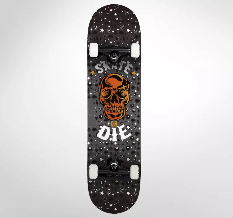 Wandtattoo Skateboard Old School - TenStickers