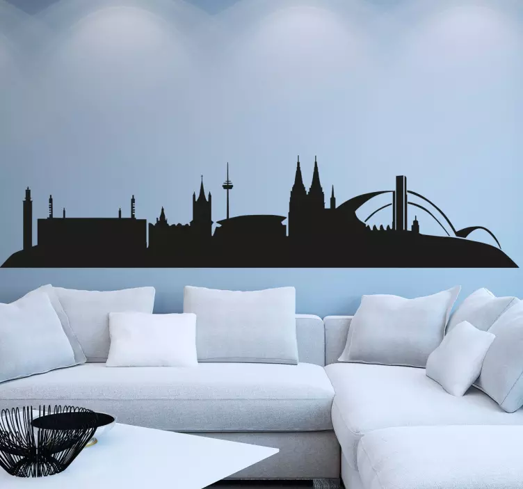 Wandtattoo Skyline Köln - TenStickers
