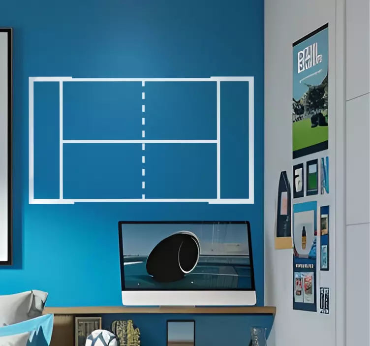 Wandtattoo Sport Paddle Platz - TenStickers