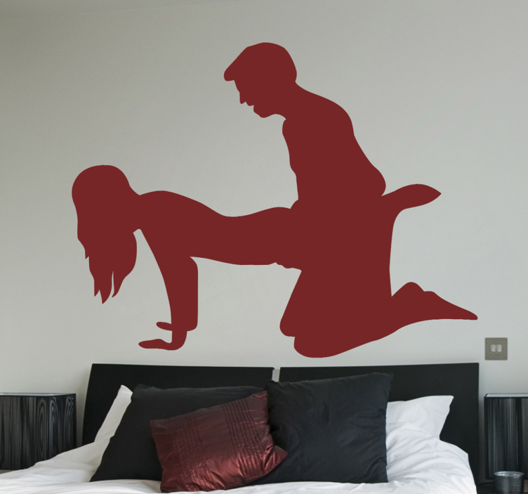 Wandtattoo Schlafzimmer Stellung Kama Sutra - TenStickers