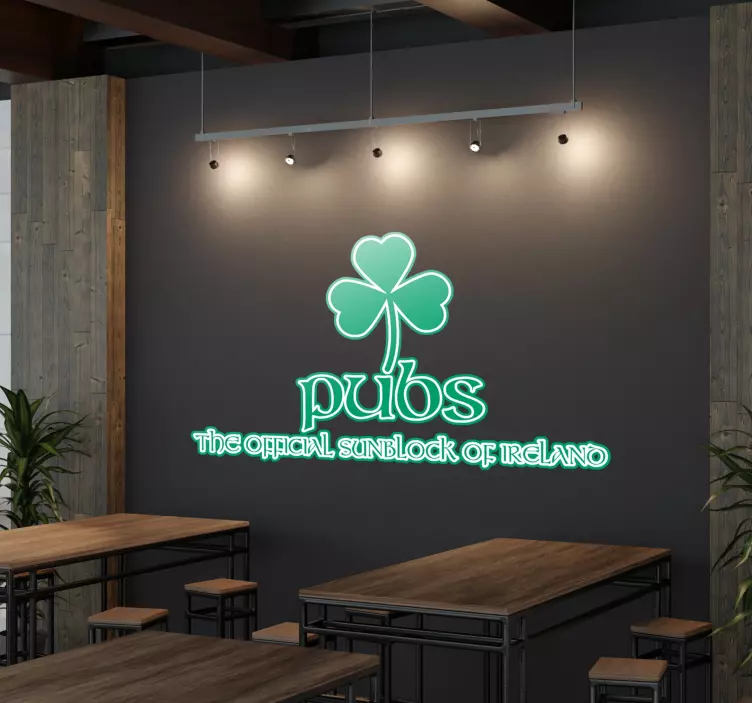 Wandtattoo sunblock of ireland - TenStickers