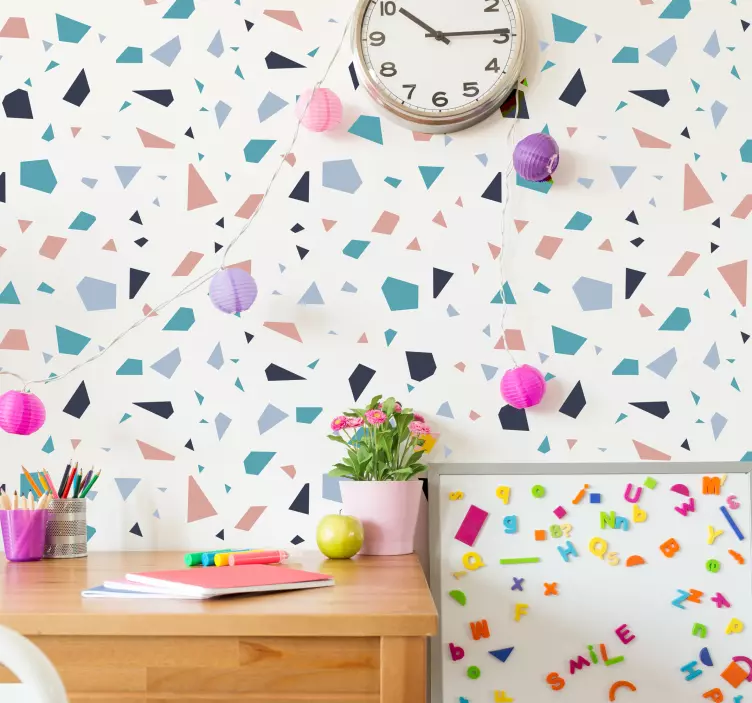 Wandtattoo bunte Terrazzo - TenStickers