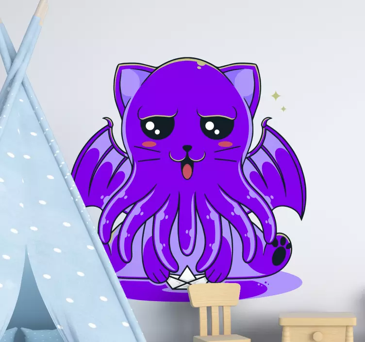 Wandtattoo Zeichnung süßes fabelwesen - TenStickers