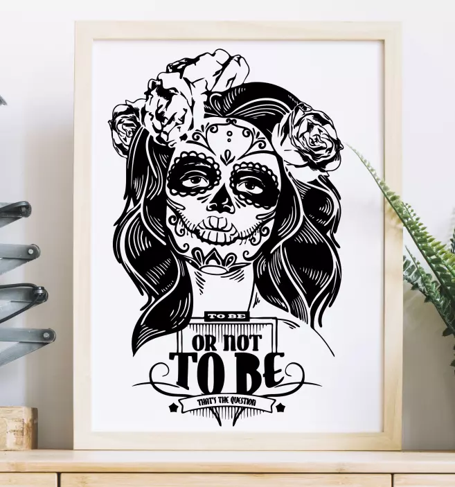 Wandtattoo To be or not to be - TenStickers