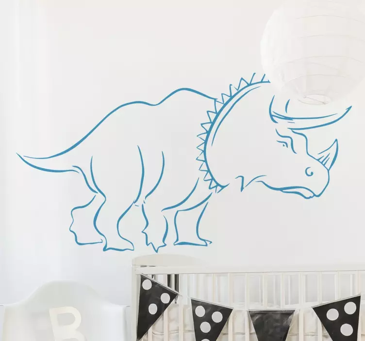 Wandtattoo Triceratops - TenStickers