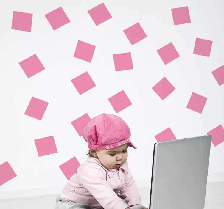 Wandtattoo von tollen Vierecke - TenStickers