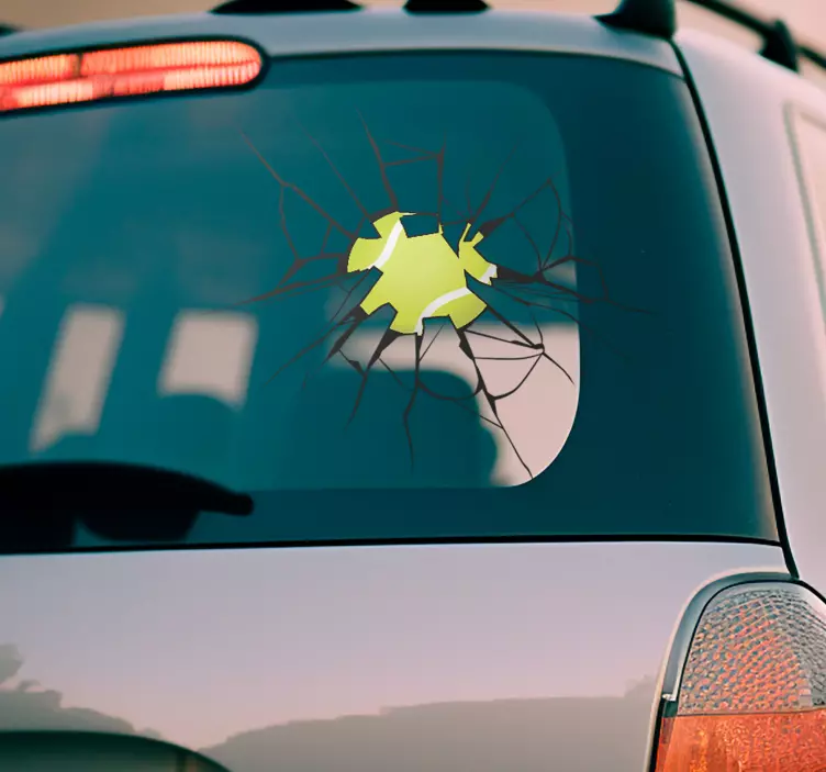 Aufkleber visuelle Effekte glasbruch - TenStickers