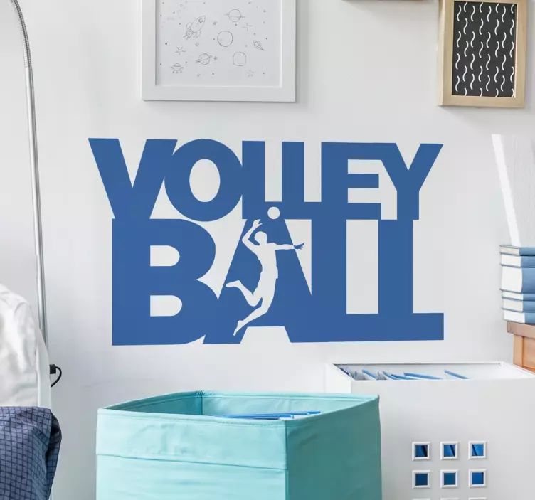 Wandtattoo Volley Ball - TenStickers