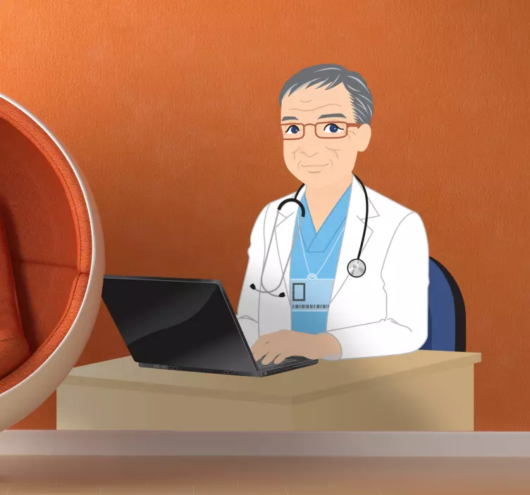 Wandtattoo Wartezimmer Arzt - TenStickers