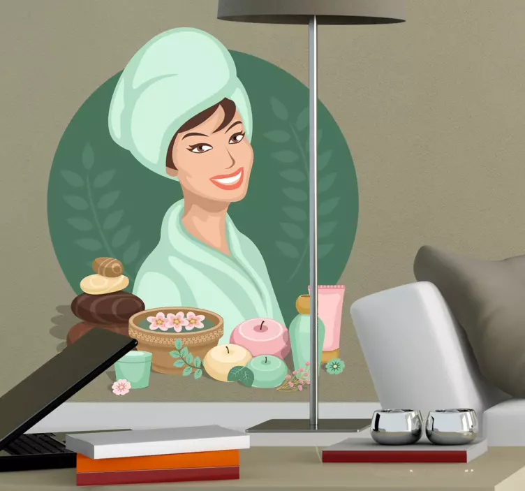 Wandtattoo Wellness Spa - TenStickers